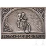 Erinnerungs- oder Siegerplakette des Moto-Club de Nice, datiert 1924 - photo 1