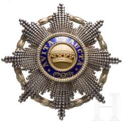 Orden der Eisernen Krone - Bruststern zur 1. Klasse mit Kriegsdekoration