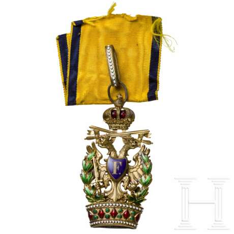 Orden der Eisernen Krone 2. Klasse mit Schwertern und Kriegsdekoration - Foto 1