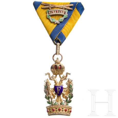 Orden der Eisernen Krone 3. Klasse mit Kriegsdekoration - Foto 2
