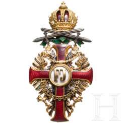 Franz-Joseph-Orden - Offizierskreuz mit Kriegsdekoration und Schwertern
