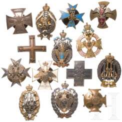 14 russische Abzeichen als Sammleranfertigungen