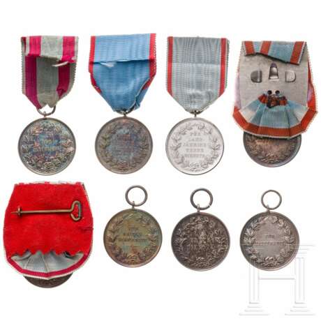 Acht Medaillen Großherzog Ernst Ludwig - Foto 2