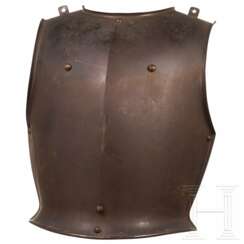 Helm M 1872 für Mannschaften der Dragoner, zwei Brustplatten und ein Rücken