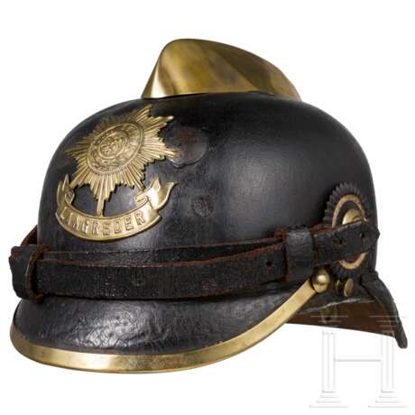 Helm einer preußischen Feuerwehr, vor 1918 - фото 1