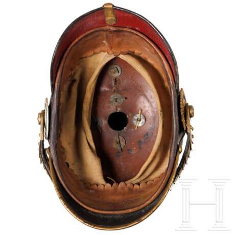 Unbekannter Helm für Mannschaften der Fußtruppen, um 1900 - Foto 3
