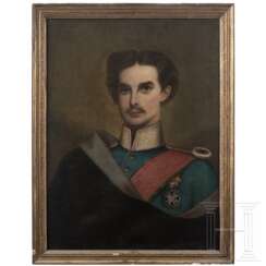 König Ludwig II. von Bayern (1864 - 1886) - Porträt in Generalsuniform, 19. Jhdt.