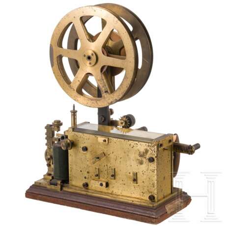 Morse-Telegraph von Wetzer, Pfronten, um 1890 - Foto 2