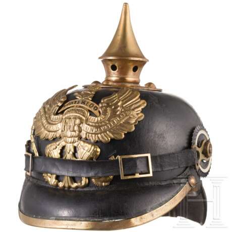 Helm M 1895 für Mannschaften der Hannoverschen Linieninfanterie - Foto 1