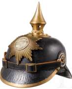 Великое Герцогство Мекленбург-Шверин (1815-1918). Helm für Mannschaften im Großherzoglich Mecklenburgischen Grenadier-Regiment Nr. 89, um 1900
