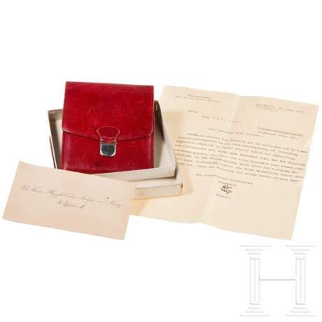 Kaiser Wilhelm II. - rotes Geschenketui als Schießpreis - photo 1