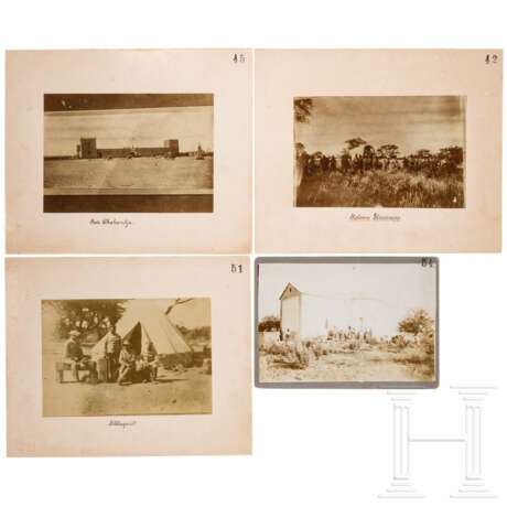Vier seltene Fotos aus der Zeit des Hererokrieges, um 1904 - Foto 1