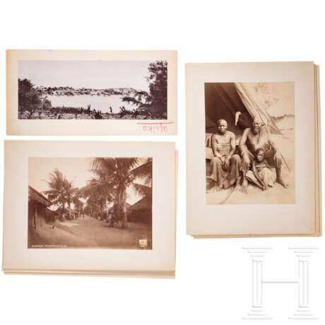 13 großformatige Fotos, Deutsch-Ostafrika, um 1900 - photo 3