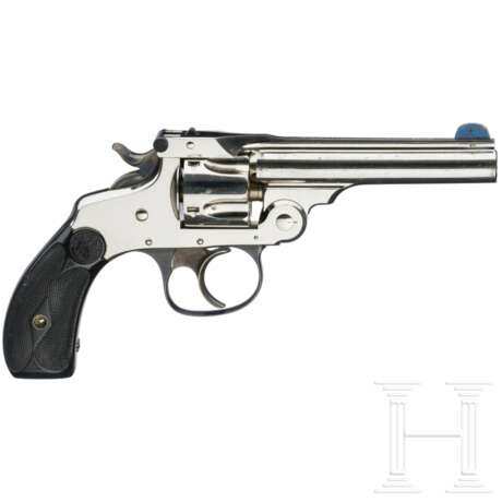 Smith & Wesson .32 Double Action 4th Model, vernickelt, im Kasten - Foto 2