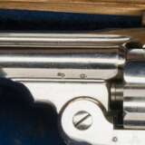 Smith & Wesson .32 Double Action 4th Model, vernickelt, im Kasten - Foto 3