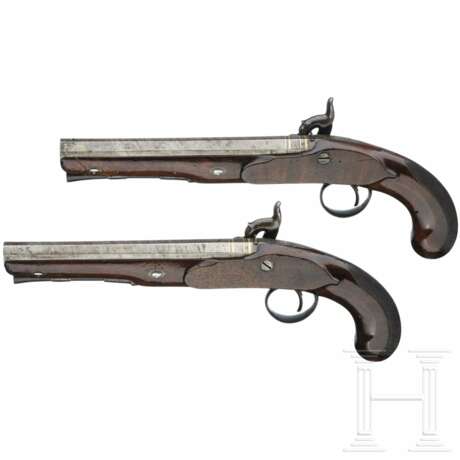 Ein Paar Perkussionspistolen im Kasten, England, um 1810 - photo 10