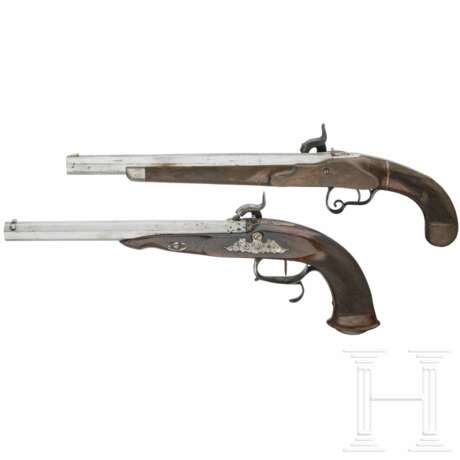 Zwei Perkussionspistolen, um 1840 - Foto 3