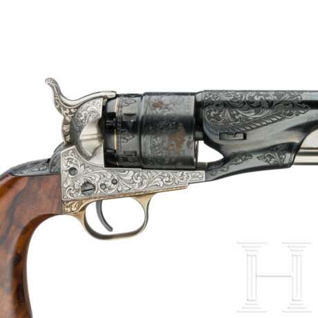 Perkussionsrevolver Colt Army 1860, hochwertiger, italienischer Nachbau, im Kasten, um 1975 - Foto 4