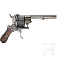 12-schüssiger Stiftfeuer-Revolver, Heinrich Riffelmann in Solingen, um 1860