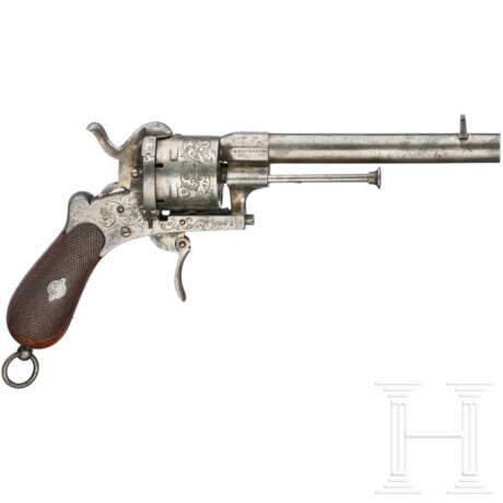 Stiftfeuerrevolver, Heinrich Riffelmann in Solingen, um 1860 - фото 1