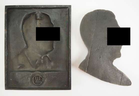 Adolf Hitler - Lot von 2 Plaketten. - Foto 2