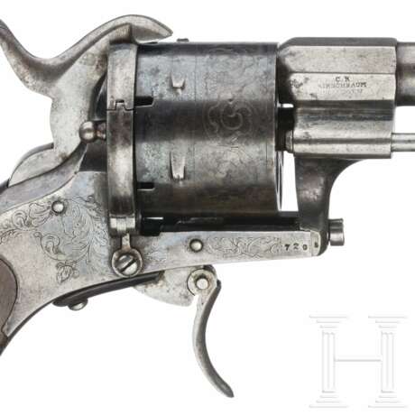 Stiftfeuerrevolver, Kirschbaum, Solingen, um 1870 - Foto 3