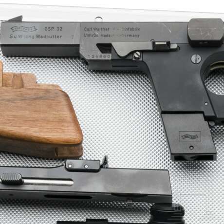 Walther GSP, mit Wechselsystem und Gewehrlauf, im Koffer mit Zubehör - фото 2