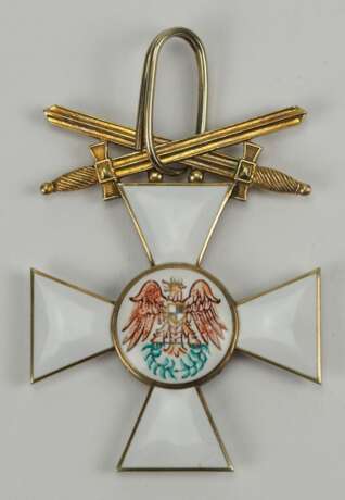 Preussen: Roter Adler Orden, 4. Modell (1885-1917), 2. Klasse mit Schwertern am Ring. - Foto 1