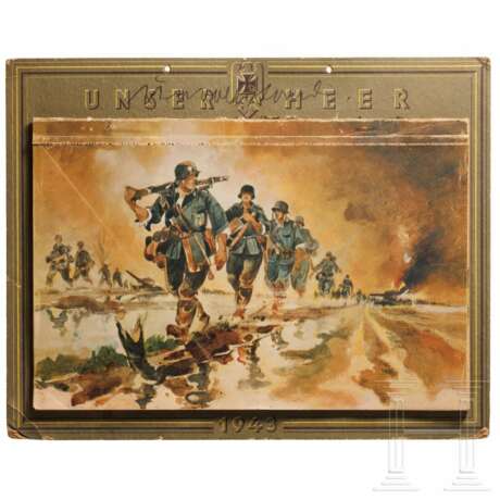 "Unser Heer" - Wandkalender 1943 - Foto 1