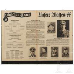 "Lehrschau-Bogen Nr. 42 - Unsere Waffen-SS"