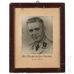 Erinnerungsporträt eines Unterscharführers in Tropenbekleidung