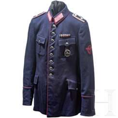 Uniformrock eines Oberwachtmeisters der Feuerwehr