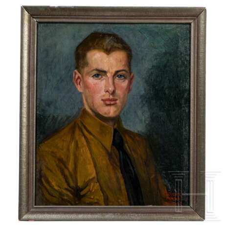 Hildegard Dockal - Portrait eines jungen SA-Mitglieds, München, datiert 1935 - Foto 1