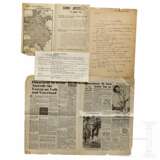 Alliiertes Flugblatt vom 16.2.1945 und "Nachrichten für die Truppe" vom 23.3.1945 - Foto 2