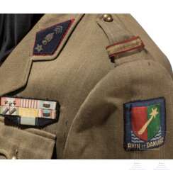 Uniformrock für einen Second Lieutenant der 1. Armee "Rhin et danube"