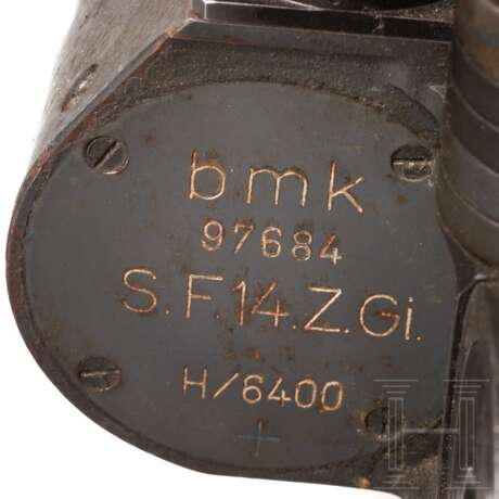 Srb & Stys Scherenfernrohr S.F.14 Z Gi H/6400, Code "bmk", um 1940 - Foto 3