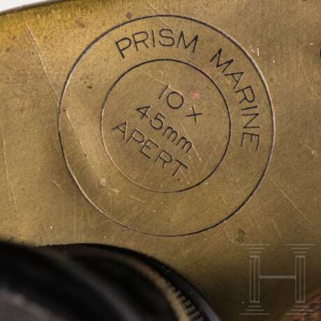 Bausch & Lomb "Prism Marine", 10x45, mit Köcher, um 1922 - photo 5