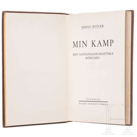 "Mein Kampf" - zweibändige norwegische Ausgabe "Min Kamp" - фото 3