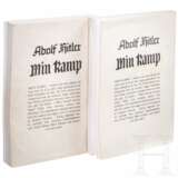 "Mein Kampf" - zweibändige norwegische Ausgabe "Min Kamp" - Foto 2