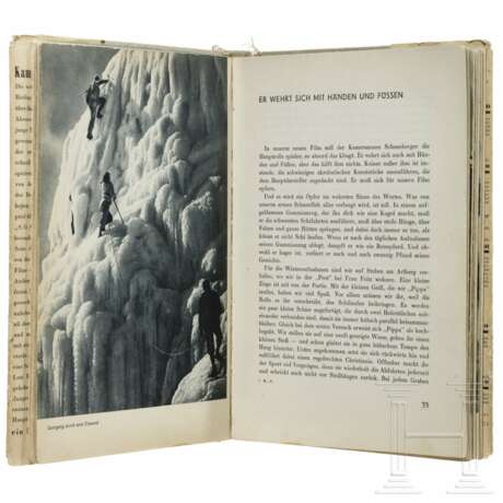 Leni Riefenstahl - Erstausgabe "Kampf in Schnee und Eis" 1933 mit persönlicher Widmung sowie "Auf überwachsenen Pfaden" und "Von den Elysischen Gärten" mit Widmungen - photo 4