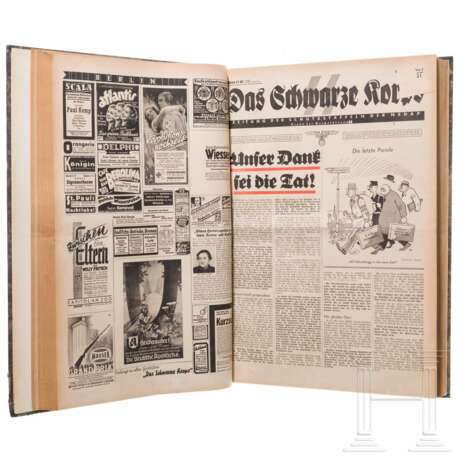 "Das Schwarze Korps"- gebundene Ausgaben des Jahres 1938 - фото 1