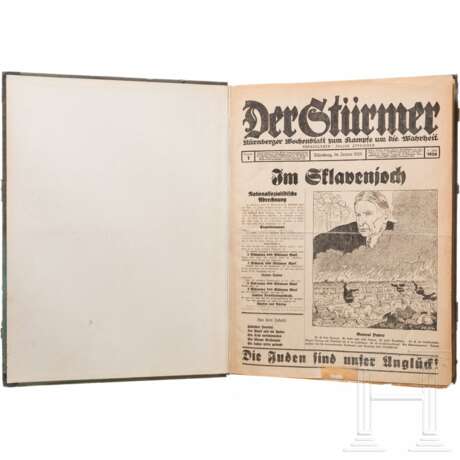 "Der Stürmer" - gebundene einzelne Ausgaben der Jahre 1928 - 1929 - Foto 1
