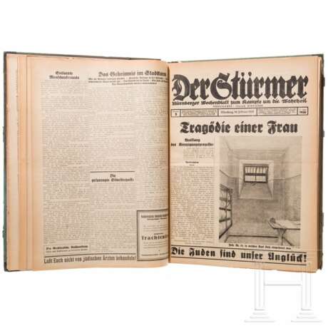 "Der Stürmer" - gebundene einzelne Ausgaben der Jahre 1928 - 1929 - Foto 2
