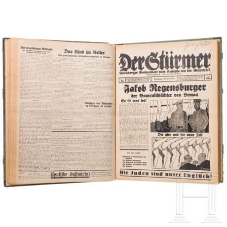 "Der Stürmer" - gebundene einzelne Ausgaben der Jahre 1928 - 1929 - Foto 3