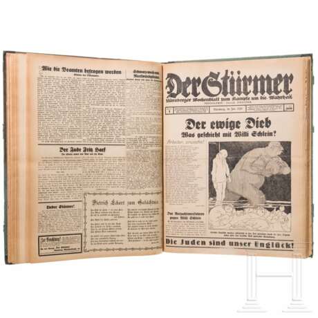 "Der Stürmer" - gebundene einzelne Ausgaben der Jahre 1928 - 1929 - photo 4