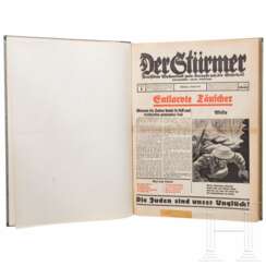 "Der Stürmer" - gebundene Ausgaben der Jahre 1943 - 1944