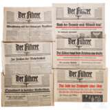 Ca. 30 Fragmente der Zeitschrift "Der Führer" - Foto 2