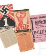 Buch- und Zeitschriftengrafiken. Wahlplakat "Wählt Liste 1 - National-Sozialisten"