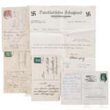 Adolf Hitler - Schreiben und vier Postkarten mit Weihnachts-/Neujahrswünschen, 1927 - photo 1