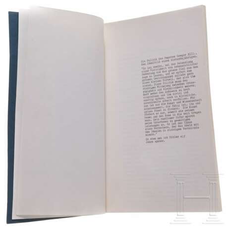 Albert Speer - Manuskript "Erinnerungen eines Oberprimaners - Teil I" mit Widmung, Übersendungsschreiben und Weihnachtskarte, 1973 - фото 3